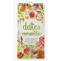 Merkloos Calendario perpetuo – Recordatorio de cumpleaños y eventos especiales – Impresión con lámina de oro