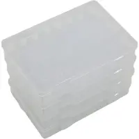 Merkloos Organizador de joyas ajustable de 4 piezas con 24 compartimentos