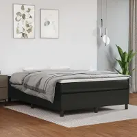 Merkloos Estructura de cama moderna, color , de 140 x 190 cm, fabricada en cuero sintético