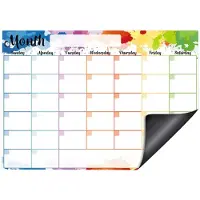 Merkloos Calendario magnético borrable para la organización