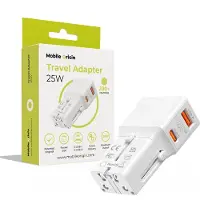 Mobile Origin Adaptador De Enchufe Universal Tad25-2p-wht
