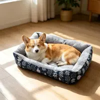 Merkloos Elzusha: Cama ortopédica para perros, ideal para razas pequeñas y medianas