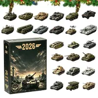 Merkloos Calendario de Adviento mini con 24 figuras de tanques