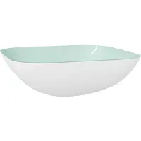 Merkloos Lavabo de sobreponer de vidrio, 42x42 cm