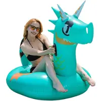 Merkloos Cama inflable para agua, apta para niños y adultos