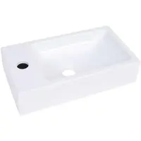 Merkloos Lavabo compacto para baño o aseo de invitados