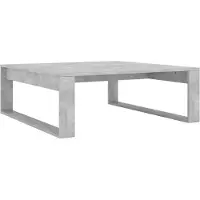 Merkloos Mesa de centro de madera, diseño moderno, 100x100 cm