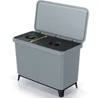 Keden Papelera De Reciclaje 1x10l+1x23l Systema 57x29x41 Cm