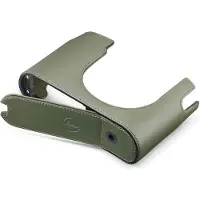 Leica 19653 Halfcase Q3, cuero, verde oliva