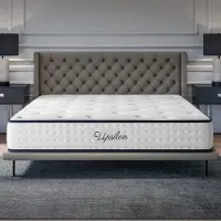 Dripio Colchones de muelles ensacados, 26 cm de grosor, altura H4, 160x200 cm, con soporte lumbar