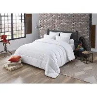Merkloos Edredón antiácaros - 240 x 220 cm - Blanco - Para cama de matrimonio