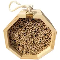 Merkloos Hotel para insectos, fabricado en madera, para crear un hábitat para insectos