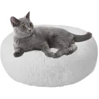 Merkloos Cama para perros con forma de rosquilla