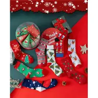 Merkloos Calcetines calendario de adviento Navidad - 24 pares - Algodón - Unisex - Navidad