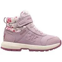 Helly Hansen unisex para niños. 11908 Botas Shelter HT lila (28), Plano, Velcro, Casual, Deportivo, Outdoor, moda infantil, out