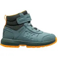 Helly Hansen unisex para niños. 11908 Botas Shelter HT verde (33), Plano, Velcro, Casual, Deportivo, Outdoor, moda infantil, ou