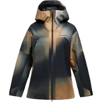 Peak Performance - Chaquetas de esquí mujer - W Edge 3L Aop Jacket 336 Beam Fade - Talla M - Beige