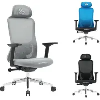 Selius NEWSKILL: Silla de juego ergonómica, color gris