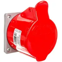 TAREL , caja de conexión industrial, enchufe de 32A, 5 polos, 400V, IP44