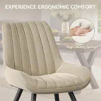 Selius Silla de comedor - Silla - Silla giratoria - Silla de cocina - Silla de escritorio - Diseño ergonómico - Acolchado suave