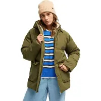 Roxy - Chaquetas Mujer - Seaside Memories Puffer Jacket Winter Moss para Mujer de Algodón - Talla S - Caqui