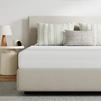OEM Colchón de espuma viscoelástica de 7 zonas, de 90x190 cm, firmeza H3/H2, funda lavable, 14 cm de alto