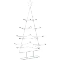 Syfax Árbol de Navidad de metal KUOPIO 140 cm Acero Blanco