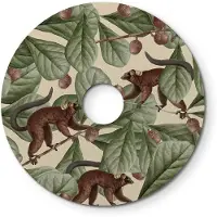 Creative Cables Pantalla Plana Pequeña Ellepi Con Animales De La Selva "susurros De La Naturaleza" Lémures 24 Cm