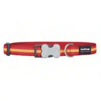 Red Dingo Collar Para Perro Style Spanish Flag