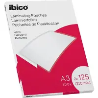 Ibico Fundas De Laminación Gloss A3 125 Mic 100 Unidades