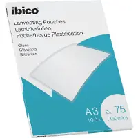 Ibico Fundas De Laminación Gloss A3 75 Mic 100 Unidades