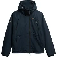 Superdry para hombre. M5012100A Hooded Mtn Windbreaker Jacket (M), Casual, Poliéster Reciclado, Sostenible, Marino, outlet 2026.