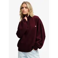 Superdry Sudadera Con Media Cremallera Monogram