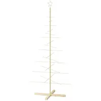 Syfax Árbol de Navidad de metal KUOPIO 180 cm Acero Dorado