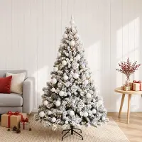 Syfax Árbol de Navidad Artificial con Adorno 120 cm 150 LED