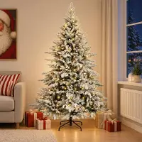 Syfax Árbol de Navidad artificial con ramas articuladas 120 cm