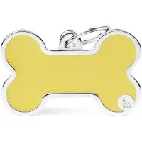My Family Etiqueta Para Mascotas De Hueso Xl Hecha A Mano