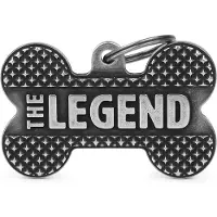My Family Placa Para Mascotas Bronx Bone The Legend Xl