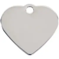 Imarc Placa Para Mascotas Heart 2.5x2 Cm
