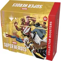 Magic the gathering Cartas Coleccionables Magic: The Gathering-marvel Super Heroes Collector 12 Boosters Box English