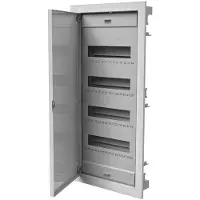 Pawbol Panel de distribución eléctrica universal de 48 módulos con puertas metálicas, modelo C.1548