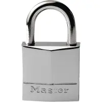 Master Lock Un Candado Cromado Latón