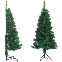 Syfax Árboles de Navidad artificiales PVC, Steel Green