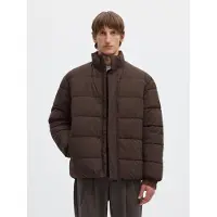 Selected Chaqueta de invierno chocolate