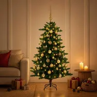 Syfax Artificial Christmas Tree with Bauble 120 cm 150 LED