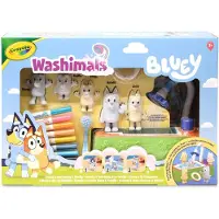 Crayola Washimals Bluey Set De 5 Mascotas Con Piscina