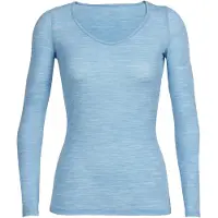 Icebreaker - Women's Siren L/S Sweetheart - Ropa interior merino size S, azul