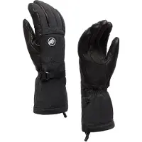 Mammut - Guantes de esquí - Stoney HS Thermo Glove Black de Cuero - Talla 7 - Negro