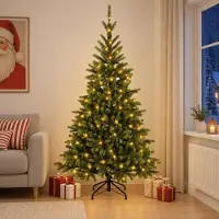 Syfax Árbol de Navidad artificial con ramas articuladas 240 cm