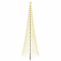 Syfax Árbol de Navidad LED EKENAS 500 cm 550 LED Blanco Cálido Hierro